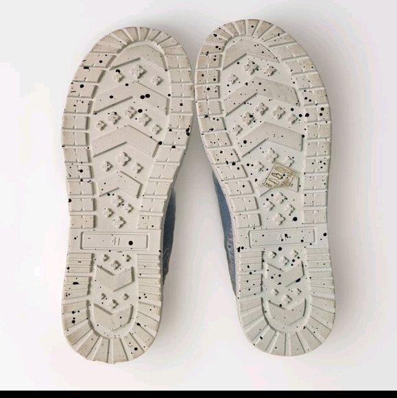 Shein Womens Blue Jean Distressed Look Slip On Loafer Casual Shoes Size 8 - Picture 4 of 8